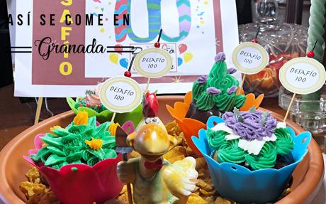 Cupcake terrario para Pascua sin gluten y sin lactosa