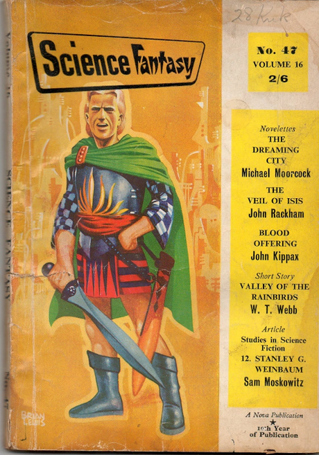 La primera ilustración de Elric de  Melniboné