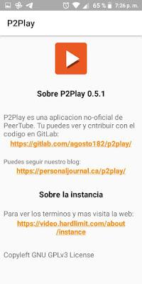 P2PLAY, Un reproductor no oficial de PeerTube para Movil P2PLAY, Un reproductor no oficial de PeerTube para Movil
