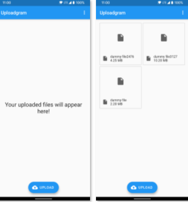 UploadGram la App que te permite usar la red de Telegram como Nube