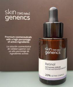 Serum Antiaging Retinol de Skin Generics Probando, probando los elixires de Skin Generics