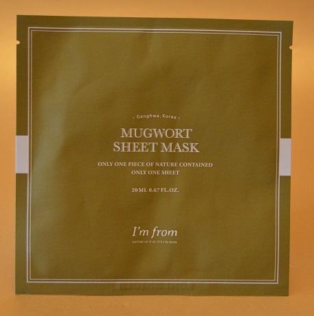La mascarilla hidratante “Mugwort Sheet Mask” de I’M FROM (From Asia With Love)