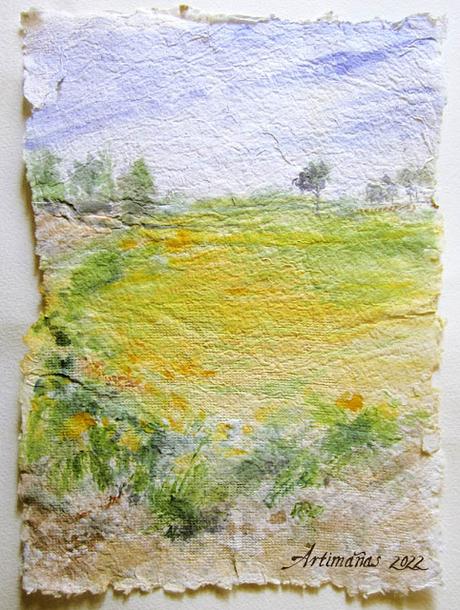 Árboles y paisajes. Acuarelas. Árboles y paisajes. Acuarelas.