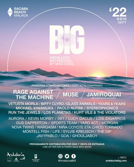 Andalucía Big Festival anuncia a Rage Against the Machine y venta de entradas
