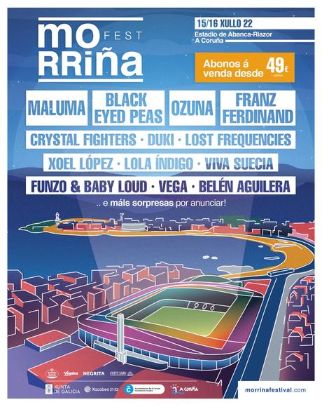 Morriña Fest 2022, en julio en Riazor (A Coruña)