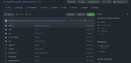 Repositorio de Red LinuxClick Lugares donde descargar la App Móvil de Red LinuxClick