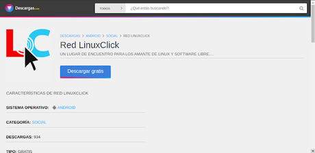 Lugares donde descargar la App Móvil de Red LinuxClick Lugares donde descargar la App Móvil de Red LinuxClick