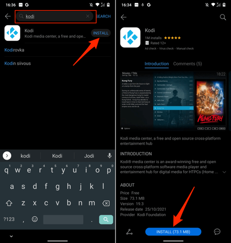 Cómo instalar Kodi en Android
