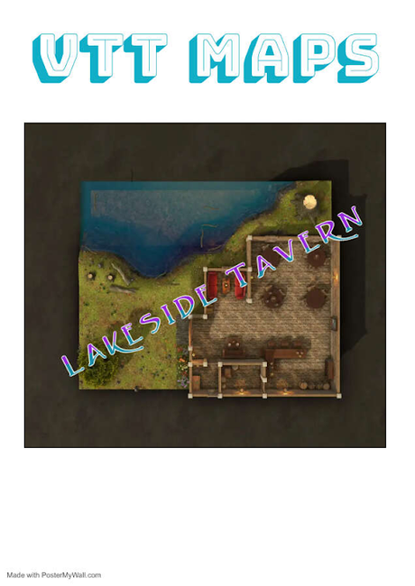 Lakeside Tavern VTT Map, de In Character Adventures Lakeside Tavern VTT Map, de In Character Adventures
