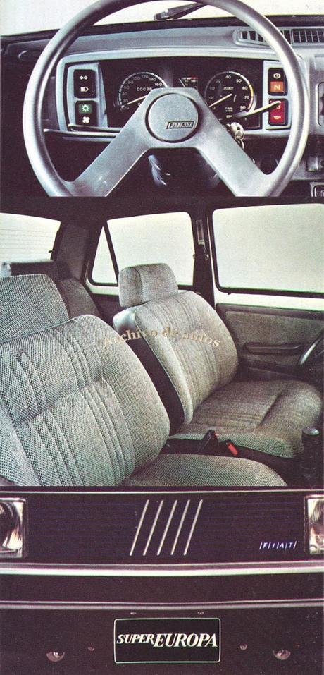 Fiat Super Europa CL y TR del año 1986 fabricado por SEVEL Argentina
