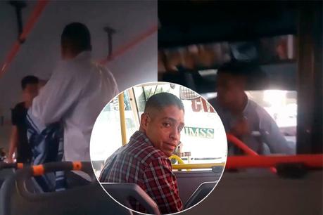 (Video) Propinan golpiza a acosador de la Ruta 9 Morales