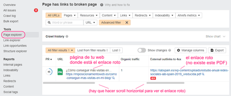 Tutorial de Ahrefs Webmaster Tools para principiantes
