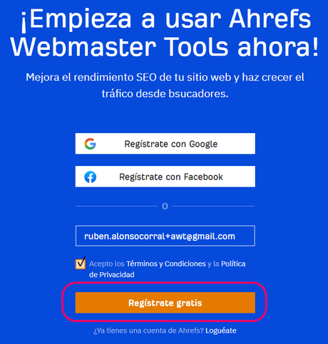 Tutorial de Ahrefs Webmaster Tools para principiantes