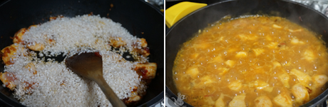 Arroz con pollo al azafrán