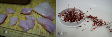 Arroz con pollo al azafrán