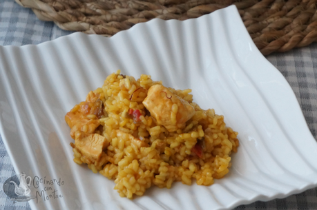 Arroz con pollo al azafrán