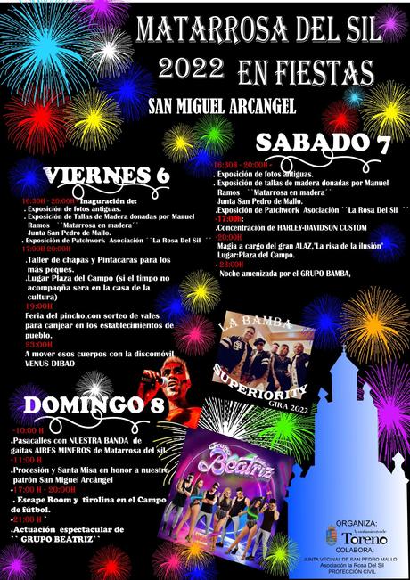 Fiestas en Matarrosa del Sil en honor a San Miguel Arcángel del 6 al 8 de mayo de 2022 1