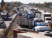 Chile: Paro parcial camioneros deja nueve detenidos