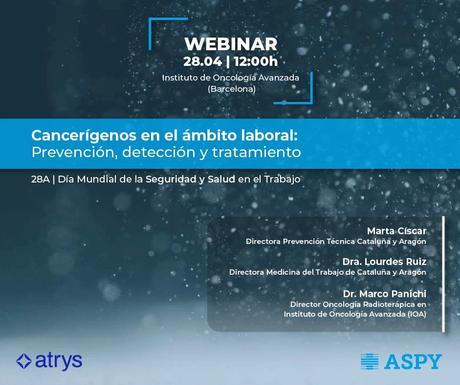 ASPY celebra un webinar sobre cancerígenos en el ámbito laboral