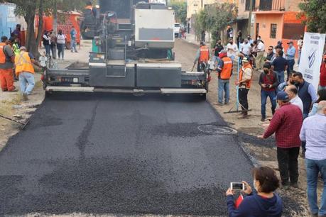 Ayuntamiento presume rehabilitación de más de 55 mil m2 de calles, anuncia más
