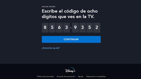 Disney Plus Begin: Cómo vincular una cuenta de Disney+ a Smart TV Ingresar codigo Smart TV Disney Plus