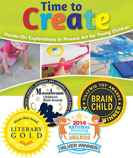Hora de crear: Impresionante libro de arte de proceso práctico para niños.  Ganó cuatro premios.