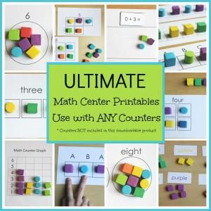 Paquete de libros electrónicos para niños Oferta GIGANTE 121 Ultimate-Math-Center-Imprimible