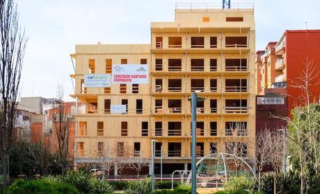 Proyecto “Cirerers” es el nombre del edificio de madera m... Barcelona tiene el edificio de madera más alto de toda España
