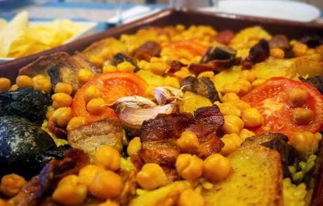 Arroz al horno valenciano en airfryer