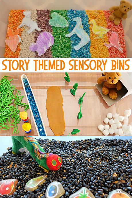 Contenedores sensoriales temáticos de historias: más de 55 fabulosos contenedores sensoriales