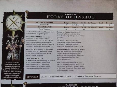 Horns of Hashut, Eternus y mas: Masiva filtración de Caos de AoS