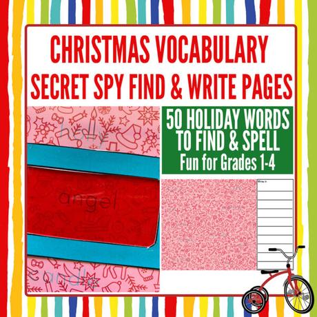 Actividades de vocabulario de Navidad