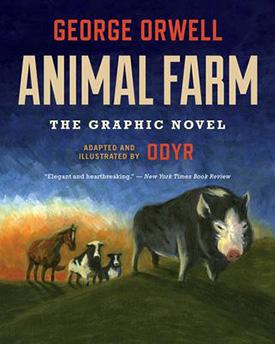 13 adaptaciones de novelas gráficas de libros clásicos para preadolescentes y adolescentes 207 Adaptación de la novela gráfica Animal Farm