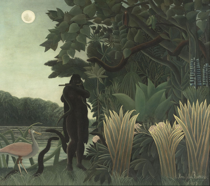 Henri Rousseau, el Aduanero. Pintura naíf.