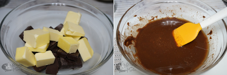 Tarta de chocolate y almendras