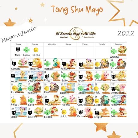 Tong Shu mes de Mayo 2022