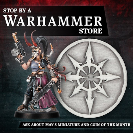 La moneda de este mes de GW, no es de Eldar...