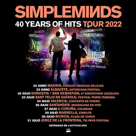 Simple Minds: conciertos en España en 2022