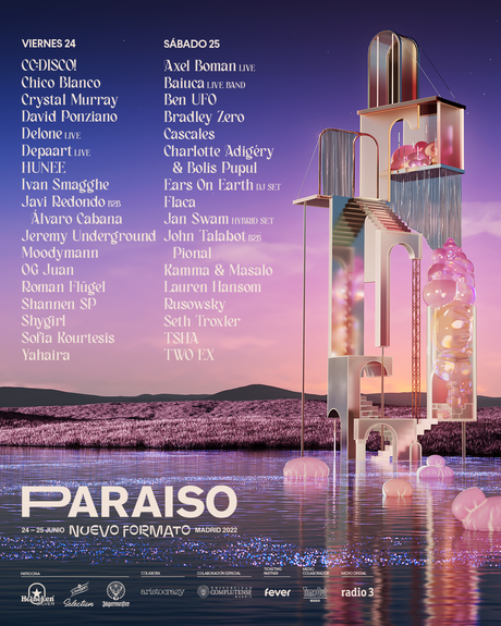 Cartel completo del Festival Paraíso 2022