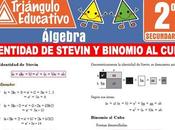 Identidad Stevin Binomio Cubo para Segundo Secundaria