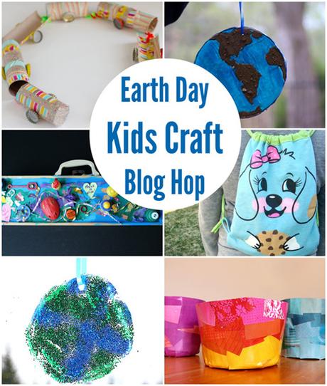 Manualidades para niños del Día de la Tierra Blog Hop
