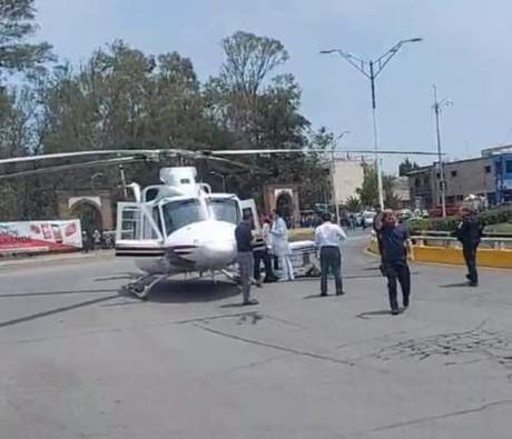 Por helicóptero llega al Hospital Central a trabajadora del CERESO de Rioverde; habría sido secuestrada