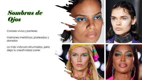 Hay una explosión de color en las sombras de esta temporada Tendencias en Maquillaje para la Primavera – Verano 2022