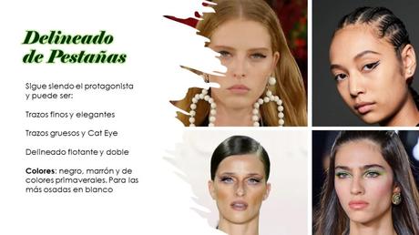El delineado de pestañas es el protagonista Tendencias en Maquillaje para la Primavera – Verano 2022