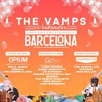 Programación The Vamps Weekender Barcelona