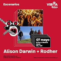 Concierto de Alison Darwin y Rodher en El perro de la parte de atrás del coche