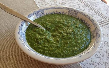 Tallarines al pesto