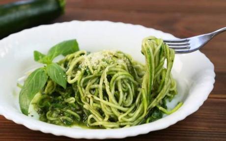 Tallarines al pesto