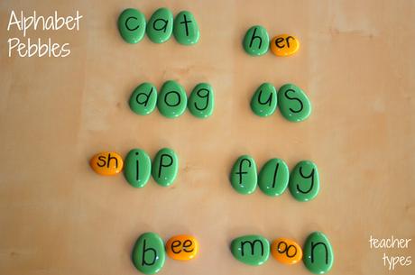 Juegos de palabras: guijarros de construcción de palabras