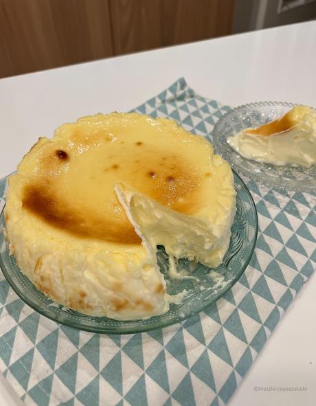 Tarta de queso estilo La Viña